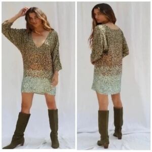 Jen's Pirate Booty X Free People Ombre Sequin Dress